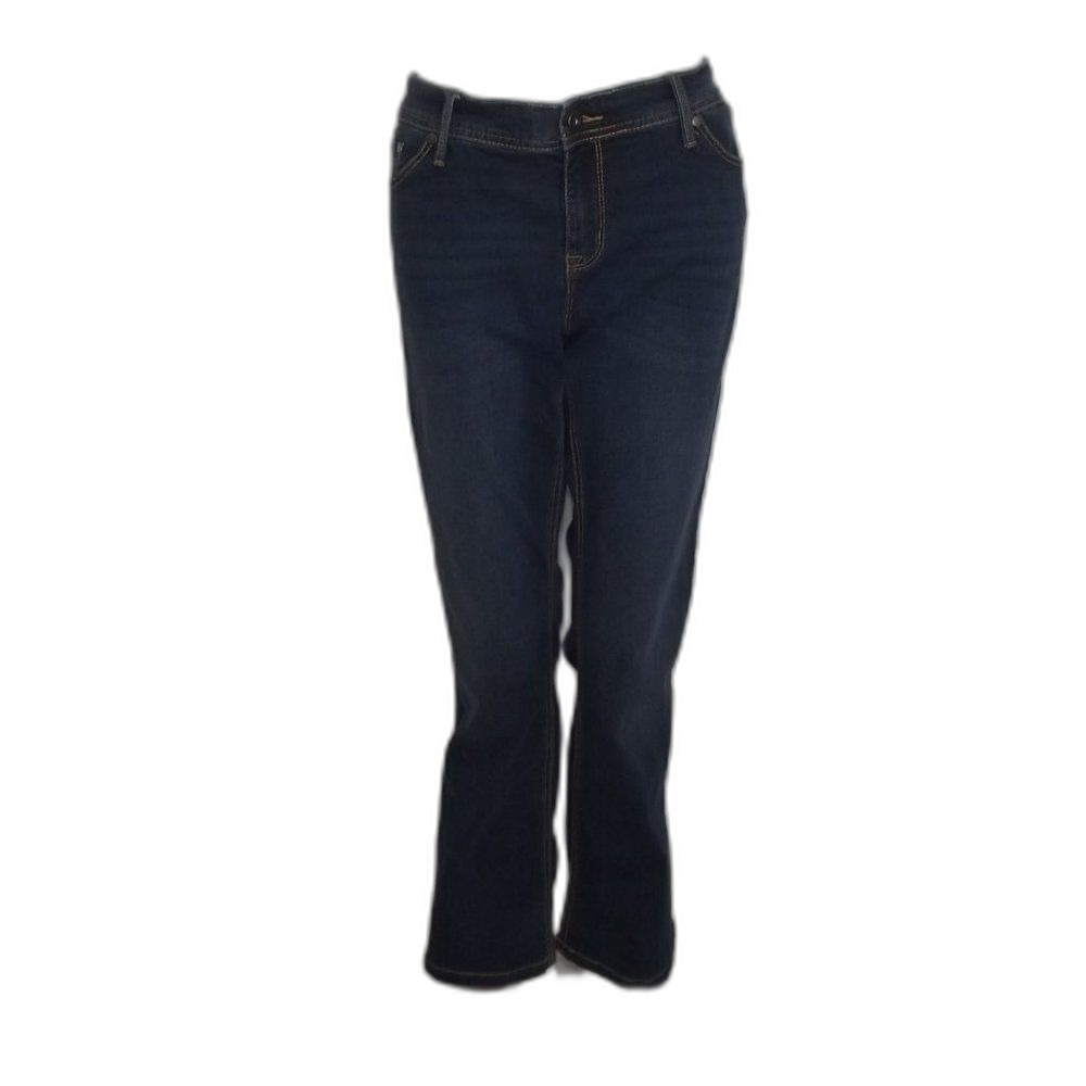 TORRID Jeans, 14S, Lux Slim Boot, Super Stretch, Blue, Zipper fly, 5 pockets